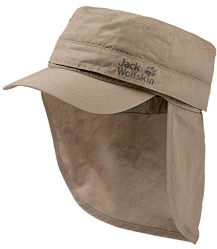 Jack Wolfskin Unisex-Kinder Lakeside Mosquito Casquettes Kappe, (Sand Dune), (Herstellergröße: Small)