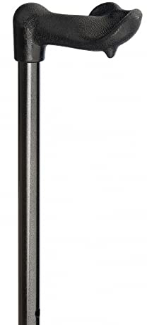 Designer Gehstock Gehhilfe Fischerstock HEAVY METAL XL rechts