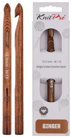 KnitPro Ginger Einfache Häkelnadel | 10mm