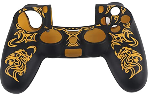Socobeta spelkontroll fodral bärbar mjuk silikon spelkontroll skal skydd kompatibel med -kontroll (gul)