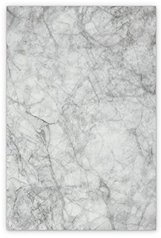 BirdsEcho Vinyl-Teppich PVC Linoleum Teppich Küchendekorationsmatte 140x198cm Küchenmatte Dekorative Matte Bodenschutz in der Küche - Grauer Marmor