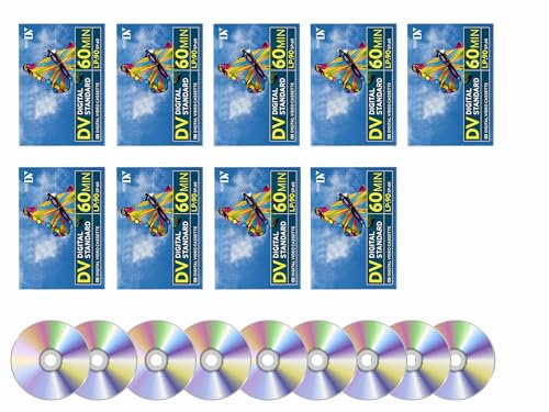 Déversement, transfert de cassettes vidéo Mini DV sur Pendrive ou Dvd (9 cassettes vidéo sur DVD)