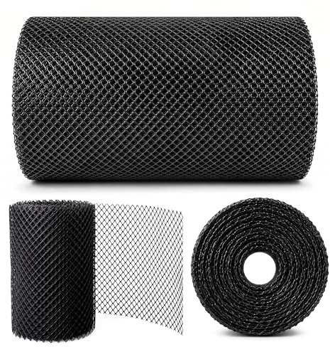 Lizzy 2 x Gutter Guard Mesh Roll 2M x 160MM – Flexible Drain Cover Mesh for Leaves & Debris Protection, Roof Gutter Mesh Guard, Easy Cut Install Gutter Protection for Home Outdoor Use