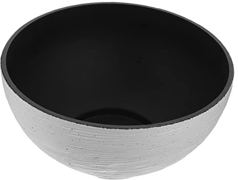 TINEASUR Pot De Fleur Hydroponique Blanc Plante Numéro avec Intérieur Aléatoire Décoration Intérieur Et Extérieur pour Jardin Bureau Et Balcon Léger Et Facile à Déplacer Pot pour Jonquilles