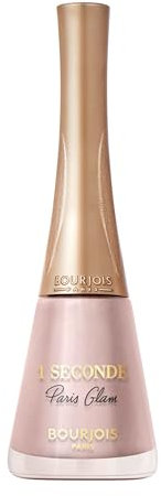 BOURJOIS VERNIS 1 SECONDE SOIRS DE PARIS 58 PARIS GLAM, Vernis à Ongles, 60 Secondes de Séchage, Fini Brillant, Nacré, Métallisé ou Mat, Jusqu'à 3 Jours De Tenue