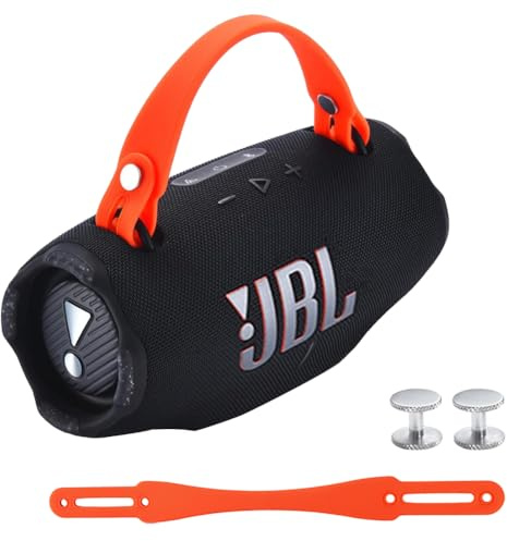 TheJuns Cinghia Manico Rimovibile in Silicone per JBL Xtreme 2/Xtreme 3/Xtreme 4/Xtreme 5 Altoparlante Bluetooth Portatile, Cinghia Antiscivolo da Viaggio all'Aperto, Accessori di Ricambio