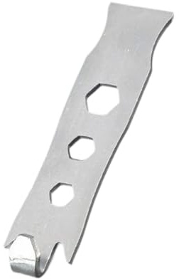 Dualoai Einfach zu Verwendendes T Pfosten Drahtdrehwerkzeug, Praktischer Und Robuster Drahtspanner Zum Verdrehen von Stacheldraht, 9.5 cm X 2.5 cm
