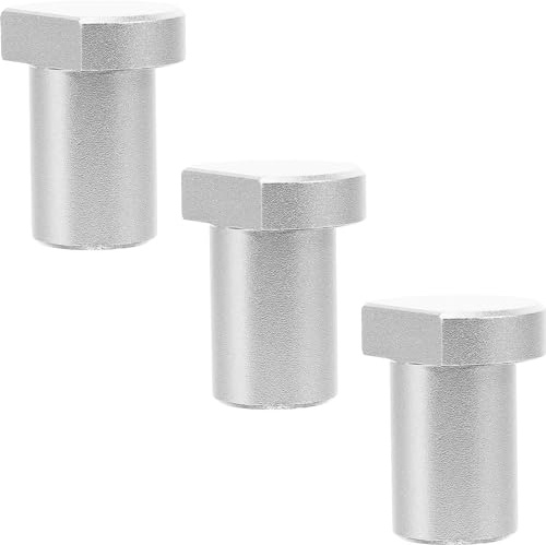 LALAFINA 3pcs Workbench Positioning Plug Bench Dogs Woodworking Bench Planing Tool Brake Inserts