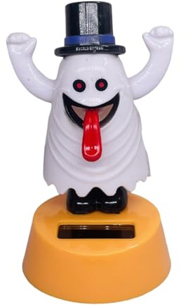 Kustimantu Solar-Tänzer-Figuren | Anime Solar- | Cartoon-Dekoration für Halloween, für Armaturenbrett, Haus, Büro, Wohnzimmer, Schlafzimmer, Reise