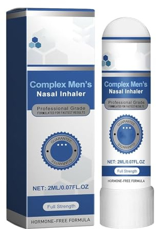 Inalatore nasale complesso per uomo, stick inalatore nasale naturale, offre comfort quotidiano (1pcs)