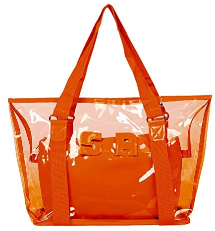 Hihey Strandtasche Sommermode Freizeit Transparente PVC Umhängetasche Handtaschen Große Tasche Luxus Handtaschen