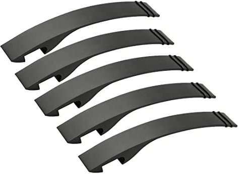 REFLECTS 5-er Pack Flaschenöffner Aluminium matt Kapselheber elegant Schwarz