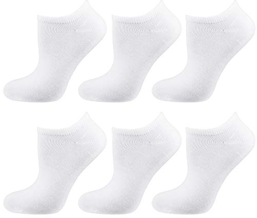 Nur Die 6er Pack Sneaker Socken aus weicher & atmungsaktiver Baumwolle Kurzzsocken Damen