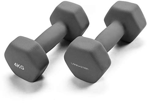 ZXQZ Fitness-Hantel Kurzhanteln, Neopren-Handgewichte Ausgezeichnete Kurzhanteln, 2er-Set, 1 Kg, 2 Kg, 3 Kg, 4 Kg Kleine Hantel (Color : Style4)