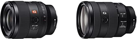 Sony SEL35F14GM - Full-Frame Lens FE 35mm F1.4 GM - Premium G Master Series prime lens & SEL24105G FE 24-105 mm F4 G OSS Standard Zoom Lens