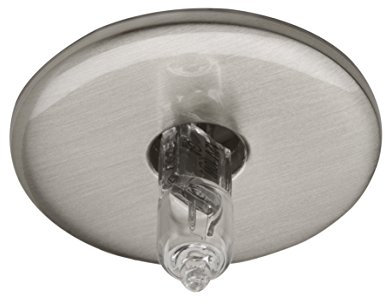Halogen mini Einbaustrahler Sternenhimmel 12V 10er Set alu gebürstet - Aussenmass 40 mm - Lieferung inkl. Trafo, Sternchen Spots, 10 Watt G4 Stiftsockel Halogen Leuchtmittel