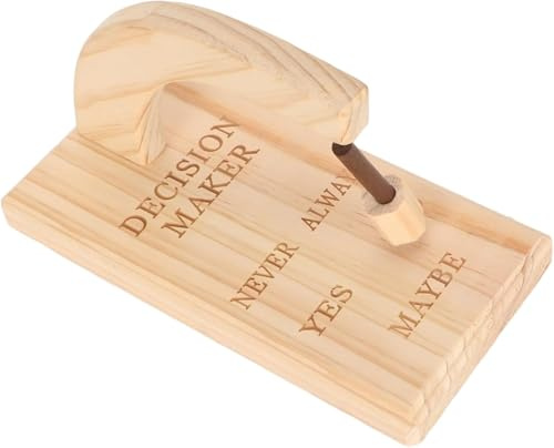 Zerodis Décideur Magnétique Oscillant en Bois pour Recherche de Réponse Magnétique Sélecteur Innovant Swing pour Trouver la Réponse