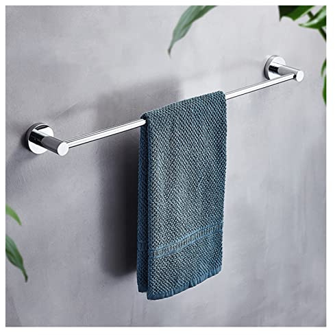 Hand Towel Holder,Bathroom Towel Holder, Bathroom Towel Bar Rails,Wall Mounted Single Towel Holder Rod,Stainless Steel Polished Silver Finish Round Towel Hanger,Long 30cm-120cm(SZ:50cm) ( Color : Mult