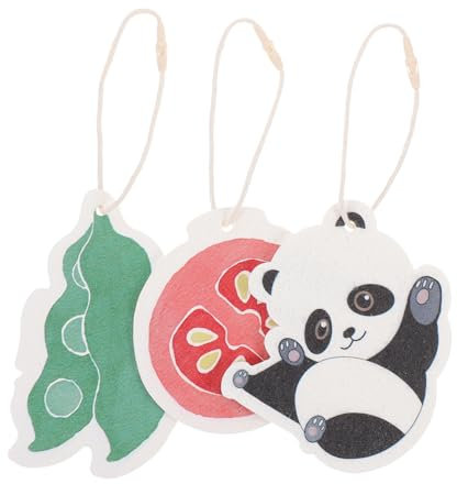 NIYANGLE 6 Piezas Plato De Esponja Fregador De Platos Comprimido Paño para Lavar Platos Bizcocho De Tomate Esponja Limpiadora De Celulosa Pulpa De Madera De Algodón Natural Depurador