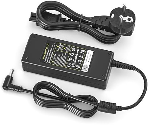 NATNO 90W Chargeur pour Sony VAIO VGP PCG VGN SVE14 SVE15 VGP-AC19V43 VGP-AC19V37 VGP-AC19V31/33 VGP-AC19V24 PCG-71212M PCG-71811M Sony Bravia Ordinateur Portable Alimentation 19.5V 4.7A 6,5 * 4,4mm
