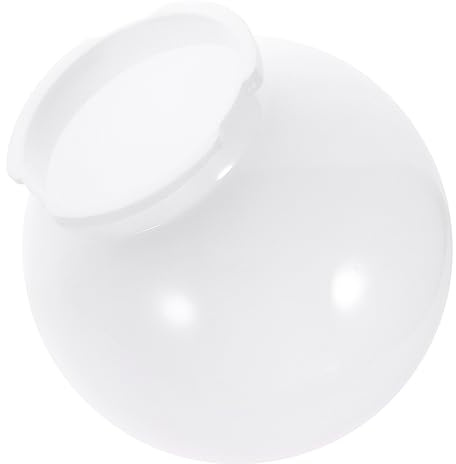 MERRYHAPY Pantalla Esférica De Acrílico Para Globo De Luz Exterior Cubierta De Lámpara De Montaje Poste Reemplazo De Pantalla De Lámpara Para Iluminación De Jardín