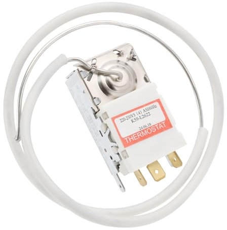 Create idea 1 termostato per frigorifero e congelatore, controllo della temperatura, compatibile con Ranco K59-L2677 K59-L2622-25,0° C, 60 cm