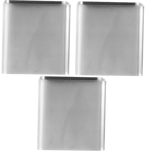 Zerodeko 3stücke Square Mousse Edelstahl Tortenring Für Mousse Gebäck Und Kekse Wiederverwendbar Temperaturbeständig Glatte Oberfläche Für Einfaches Abheben