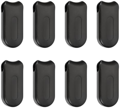 uxcell 8 piezas de peso de cuerda para persianas, 78 mm, tiradores de plástico para persianas enrollables verticales, accesorios para persianas enrollables, color negro
