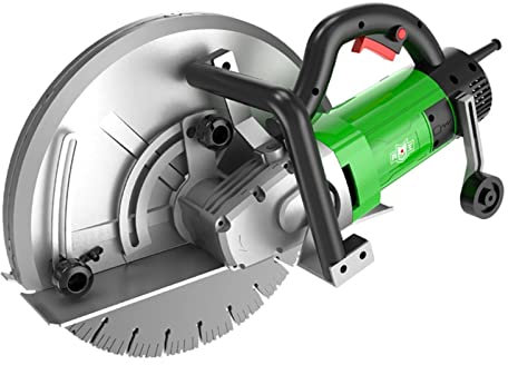 Wall Line Cutter Electric Mini Circular Saw,6 Blades,Max Cutting Depth 1-11/16'',Rubber Handle,10 Feet Cord,Ideal for Wood Soft Metal Tile Plastic Cuts Slotting Marble