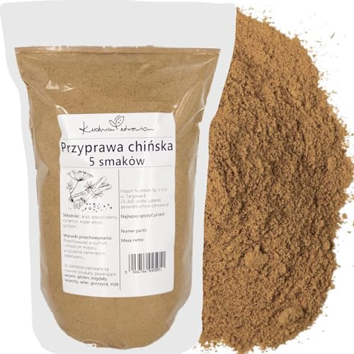 Épices Chinoises 5 Saveurs 1 kg - Mélange D’Épices Oriental Aromatique, Idéal Pour Wok, Riz, Nouilles, Viandes, Légumes Et Cuisine Maison, Kuchnia Zdrowia