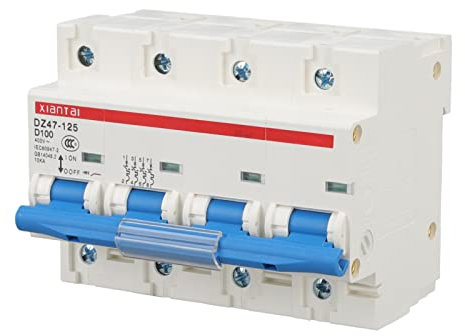 Mini Interruptor de Circuito Circuito Pequeño, 4p 100A 400V, Retardante de Llama Tipo de Riel de bajo Voltaje para la Alimentación de CC