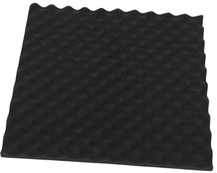 Black Sponge Egg Carton Acoustic Foam Panels for Equipment Rooms | Absorbs Echoes, Easy to Install, Suitable for Theaters, Foam Holder Profile for Chicken Egg Storage