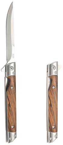 VYIBPDY Petit couteau de poche damas Tant Couteau acier avec poche et clip léger Étroit