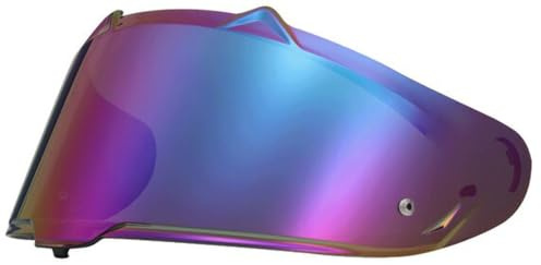 LS2, Visiera per casco moto FF807 CHALLENGER II / FF817 DRAGON (Triangle Shape), Arcobaleno