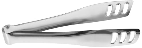 AKOOSY Pince à Barbecue en Acier Inoxydable 304, Pince à Aliments Carrée 30 Cm, Ustensile Cuisine pour Grillades et Buffet, Accessoire Léger et Résistant pour Plein Air