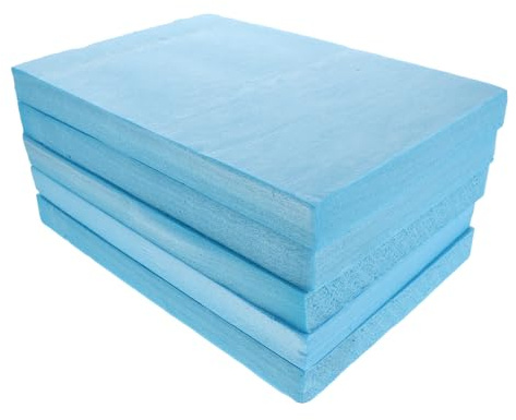 EXAOMBLE 5pcs High-density Foam Crafting Mat for Miniature Scenery Base, Precision Cutting Foam Diorama Base Board for Creative Model Building and Arts Crafts Projects