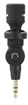 Saramonic Plug and Play Microphone MINI Camera Mic with Windscreen for GoPro DSLR Cameras Camcorders CaMixer SmartMixer LavMic SmartRig+ UWMIC9/10/15 Wireless Microphone Systems