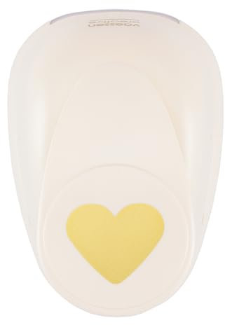 Vaessen Creative Perforadora de Papel, Corazón, Talla L, Para Proyectos DIY, Scrapbooking, Creación de Tarjetas y Más