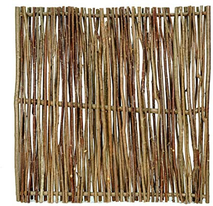 Recinzione in nocciola Elemento 150 x 150 cm modello estivo – Recinzione frangivista in nocciola 1,5 m x 1,5 m