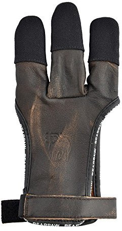 Bearpaw Schießhandschuh Speed Glove Exclusive Büffelleder, Bogenhandschuh XS-XL (XL)