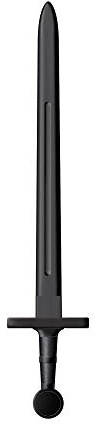 Cold Steel 92BKS Medeltida träningssvärd svart blandad