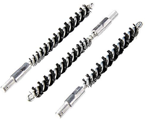 Tipton Nylon Bore Brush .270/7mm 3 Pack with Durable Wire Core and Nylon Bristles for Firearm Cleaning and Maintenance