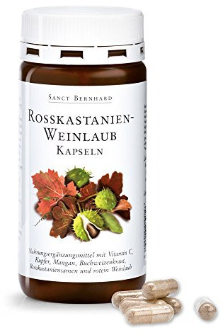 Horse Chestnut and Vine Leaves – 120 Capsules