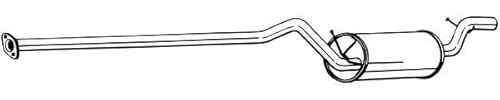 BOSAL Mittelschalldämpfer 286-605