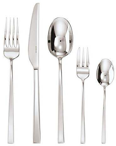 Sambonet Rosenthal Besteck-Set - 60-teilig - Linea Q - Edelstahl 18/10