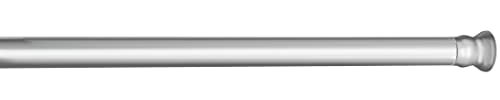 Wenko Barra para Cortina baño telescópica cromada 70-115 cm - Ø 2 cm, Aluminio, 2 x 2 cm, Cromo