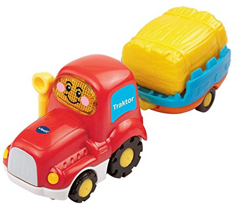 VTech 80-152304 - TUT TUT Baby Flitzer, Traktor und Anhänger