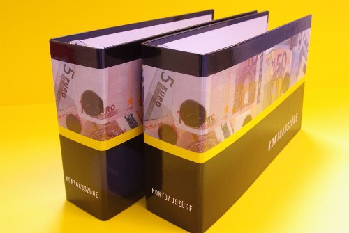 Bankordner 1STÜCK 140x260mm Ordner für Kontoauszüge Kontoauszugsordner