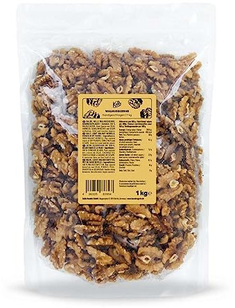 KoRo - Cerneaux de noix 1 kg - Noix naturelles décortiquées de qualité supérieure