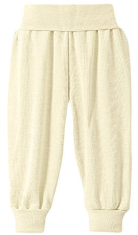 Engel Naturtextilien 703501-23 Bio Ã–ko Baby Hose breiter Bund Wolle Seide, Natur, Gr. 50/56